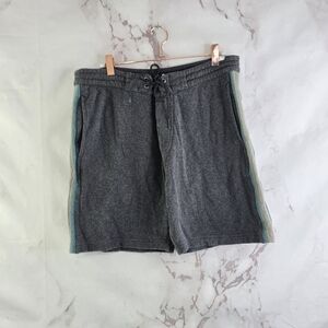 Vissla Shorts Mens Medium 31 32 Gray 7 8 Inch Sweat Lounge Striped